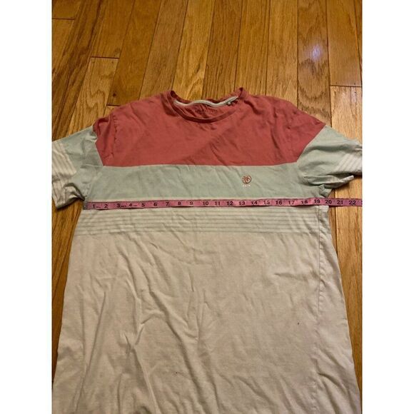 Denim and Flowers men's spring color block short sleeve crew neck t-shirt sz XL - Picture 5 of 8